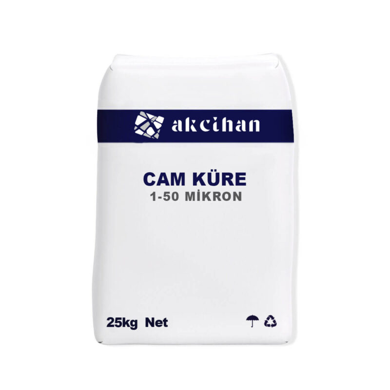 Cam küre 1-50 mikron kumlama kumu