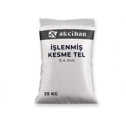 İşlenmiş Kesme Tel 0,4mm